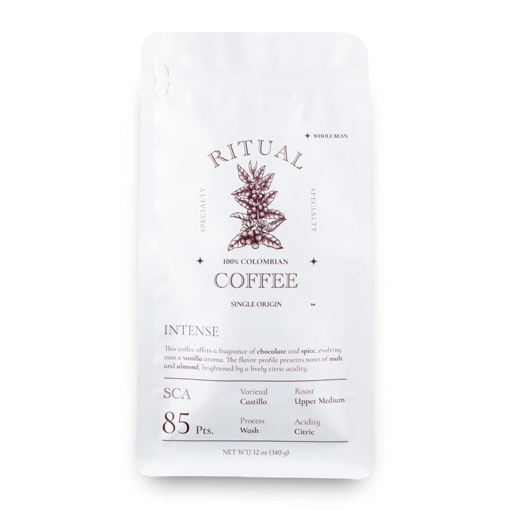 Ritual Intense whole bean coffee, 12 oz bag